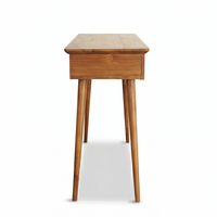 Table console en teck massif sculpté, style moderne minimaliste, pour salon, chambre, hôtel, meubles écologiques en gros