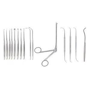 Ensemble d'instruments de chirurgie endoscopique des sinus Fida, ensemble d'instruments FESS, chirurgie générale, manuel, acier inoxydable, certifié CE, réutilisable, classe I - Product Image 4