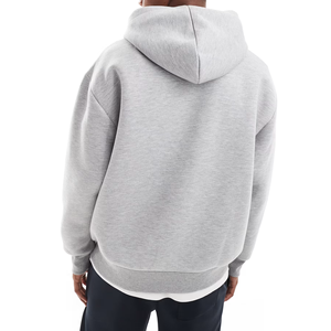 Sweat à capuche personnalisé pour homme, style streetwear, couleur unie, 100% coton, chaud et épais, en molleton - Product Image 2