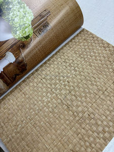 วอลเปเปอร์เส้นใยราฟเฟียที่ยั่งยืน ทนทาน ทำด้วยมือ ตกแต่งผนังธรรมชาติ สำหรับพื้นที่อยู่อาศัยและสถานที่พักผ่อน - Product Image 3