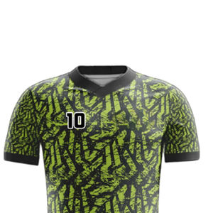 Último Diseño, Jersey de Fútbol Corto de Verano Unisex para Adultos, Impresión Digital Personalizada, 100% Transpirable, de Secado Rápido y Material Ecológico - Product Image 4