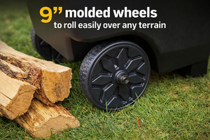 Garden <b>Cart</b> Trolley Yard <b>Cart</b> 4.5 Cu Ft Heavy Duty Poly Dump <b>Cart</b> Rust-Proof Utility <b>Cart</b> for Hauling Leaves Soil Tool ODGADD003 - Product Image 4