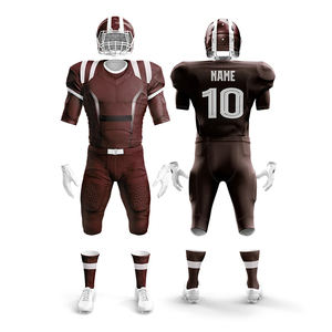 Uniforme de Fútbol Americano Sublimado Personalizado de Alta Calidad, Uniforme de Fútbol Americano Transpirable para Adultos - Product Image 3