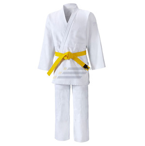Uniforme de judo pour adultes de qualité supérieure, manches longues, 100% coton, respirant, séchage rapide, logo personnalisable sur le devant, taille adulte - Product Image 6