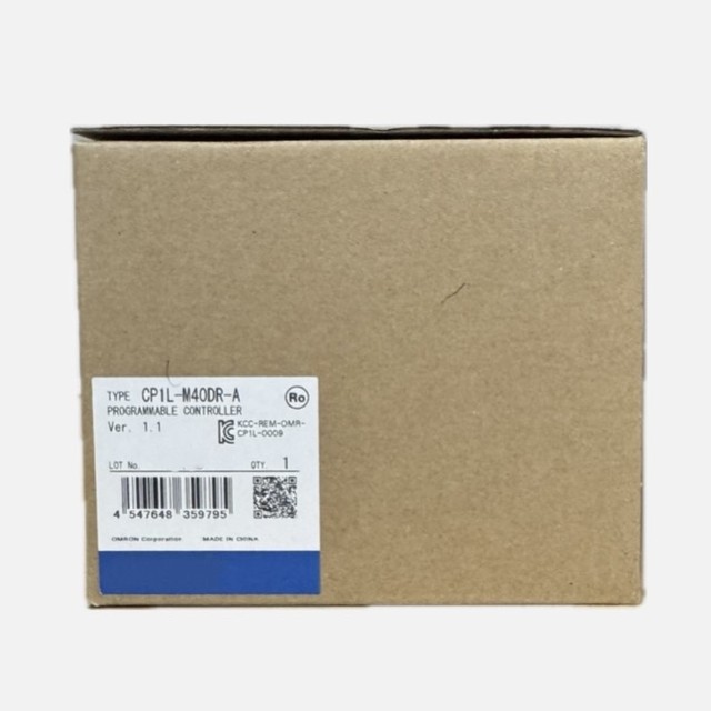Original CP1L-M40DR-A PLC CPU I/O AC Power Relay Output USB Programmable Controller for OMRON