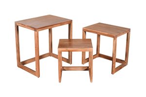 Mesa de Centro de Madera Maciza con Diseño Inteligente y Construcción Sólida, Mueble Elegante para Sala de Estar para Apartamento - Product Image 3