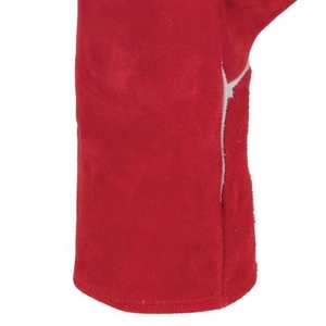 Gants de soudage en cuir de vachette pleine fleur de haute qualité, résistants à l'abrasion, certifiés CE, antistatiques, sans latex, 9/11 oz, protection contre les flammes - Product Image 4
