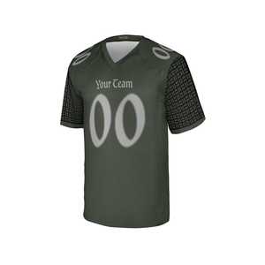 Maillot de football imprimé par sublimation, respirant, col en V, pour adulte, entraînement sportif - Product Image 1