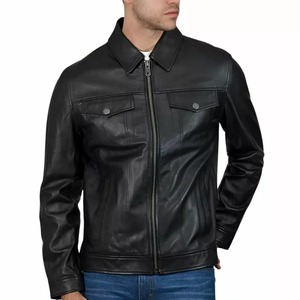 SASPORTS LEAGUE Custom PU <b>Leather</b> Casual Winter Motorcycle Racing Jacket for Men Quick Dry Breathable Windproof High Quality OEM - Product Image 3