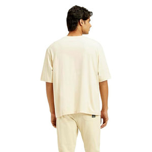 เสื้อยืดโอเวอร์ไซส์ทรงหลวมสำหรับฤดูร้อน ขายส่ง ผ้าฝ้าย 100% เสื้อยืดผู้ชายแบบยูนิเซ็กซ์ เสื้อยืดสั่งทำสำหรับผู้ชาย พร้อมบริการพิมพ์ลาย - Product Image 3