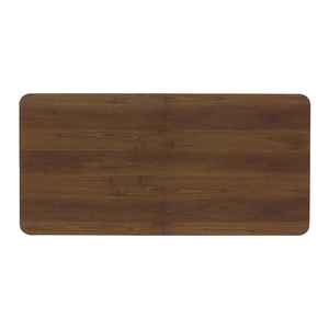 Mesa de Comedor Rectangular Moderna de Madera de Teca Sólida con Patas Cónicas para Muebles de Hotel y Restaurante de Lujo - Product Image 5