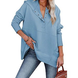 Fashion <b>Women's</b> Crewneck <b>Sweatshirt</b> Cotton Blend Lightweight Comfortable Style for Daily Activities - Product Image 2