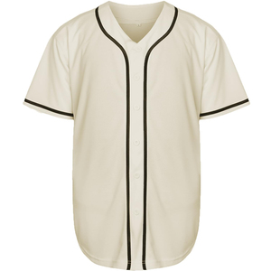 OEM Mens Baseball Jersey Button <b>Down</b> Shirts Short Sleeve Hipster Hip Hop Sports Uniforms Custom Baseball Jerseys Blank Wholesale - Product Image 1