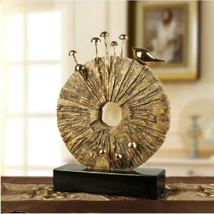 Sculpture abstraite durable en laiton et aluminium, art décoratif en métal, statue, figurine métallique pour hôtel, décoration de table à domicile - Product Image 6