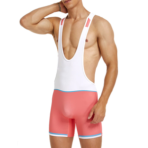 Maillots de lutte pour hommes WARISON INDUSTRIES, respirants, antibactériens, grandes tailles, vêtements de sport pour hommes, maillots de musculation - Product Image 5