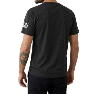 Men's Black Sleeveless O-Neck T-<b>Shirt</b> Regular Fit Knitted Casual <b>100</b>% <b>Polyester</b> Quick Dry Breathable - Product Image 2