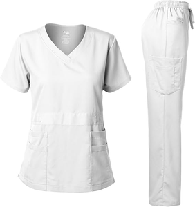Ensemble d'uniformes médicaux pour infirmiers, haut et pantalon, tissu respirant à séchage rapide, ensemble de blouses médicales - Product Image 5