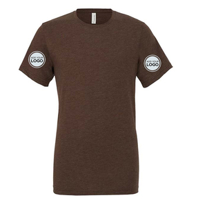 เสื้อยืดคอกลม CVC ผ้าผสมสามชนิด เสื้อยืดสั่งทำพิเศษ 60% ผ้าฝ้าย 40% ผ้าโพลีเอสเตอร์ เสื้อยืดสีเฮเธอร์ - Product Image 2
