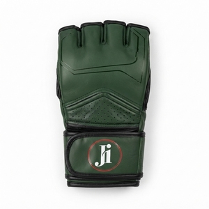 ถุงมือ MMA สำหรับการฝึกซ้อม ประสิทธิภาพสูง แบบเปิดฝ่ามือ ระบายอากาศได้ดี ดีไซน์สวมใส่สบาย พร้อมสายรัดข้อมือที่แน่นหนาสำหรับการฝึกซ้อม - Product Image 2