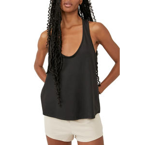 Camisetas sin mangas transpirables de secado rápido para mujer, tallas grandes, tops cortos informales para fitness, entrenamiento, yoga, correr - Chaleco deportivo con tirantes - Product Image 1