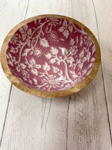 Tazón de Madera Hecho a Mano de Alta Calidad con Diseño de Peces, Nuevo Lanzamiento, Tazón de Madera con Estampado Esmaltado, Exportador Mayorista - Product Image 2