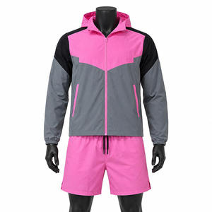 <b>Men</b> Windbreaker Set Outdoor Training Windproof Jacket and <b>Pants</b> Lightweight <b>Running</b> Fitness Workout Athletic Sportswear - Product Image 6
