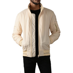 Hot Sale Bomber <b>Jacket</b> For <b>Men</b> Lightweight <b>Long</b> Sleeve Zipper Up Warm Winter Casual Wear <b>Men's</b> <b>Jackets</b> - Product Image 1