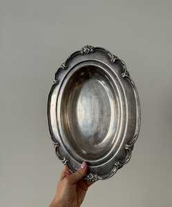 Assiette ovale en acier inoxydable poli miroir avec design de bordure personnalisé, taille sur mesure, écologique, pour servir les aliments, vaisselle élégante - Product Image 6
