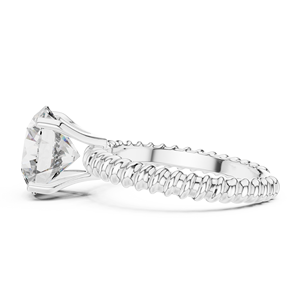 Anillo de Diamantes Moissanite con Banda Trenzada al por Mayor - Product Image 2