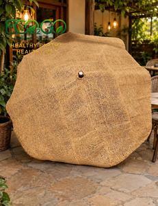 Tropical Resort Coir Parasol Outdoor Beach Thatched Umbrella Garden Patio Sunshade from Coconut Fiber - Product Image 5