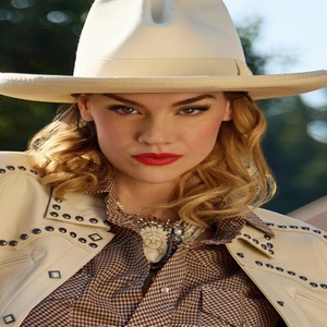 Veste en cuir western cloutée crème, style cowgirl vintage - Product Image 6