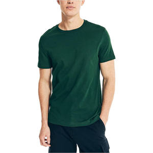Nouveauté T-shirt d'été respirant pour homme, couleur unie de haute qualité, vêtement tricoté à manches courtes, tenue décontractée - Product Image 6