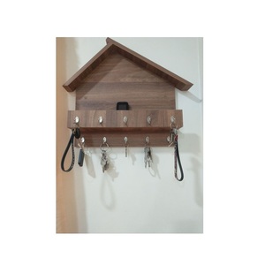 Wooden <b>Key</b> <b>Hook</b> Refined Hanging Utility Feature Created to Support Everyday Household Order with Contemporary <b>Wall</b> Charm - Product Image 4