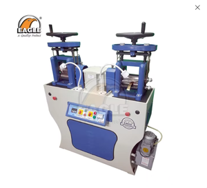 Laminadora de Doble Cabezal de Acero Inoxidable de Alta Resistencia - Maquinaria para Joyería y Orfebrería Eagle de 428 kg para Fabricación de Collares de Oro y Plata - Product Image 6