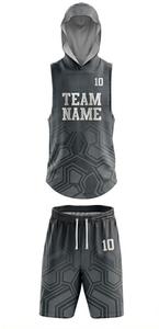 Uniforme de Fútbol Americano Juvenil 7 contra 7 al por Mayor, Jersey y Pantalones Cortos Personalizados con Sublimación - Product Image 2