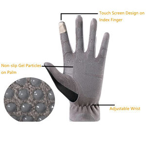 Guantes Deportivos Antideslizantes para Correr y Montar con Logotipo Personalizado, Último Diseño, Pantalla Táctil, Palma con Impresión de Silicona, para Entrenamientos al Aire Libre y Fitness - Product Image 3