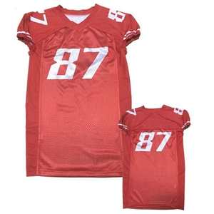 Nueva Llegada, Jersey de Fútbol Americano Personalizado con Bordado por Sublimación, Manga Corta, Talla Grande, con Personalización Personalizada - Product Image 2