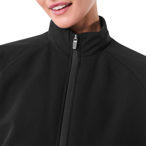 Custom Medical Doctor Zipper Scrubs Jacket Women Long Sleeve Ladies Doctor Hospital Wear Zip up Scrubs Jacket - Product Image 5
