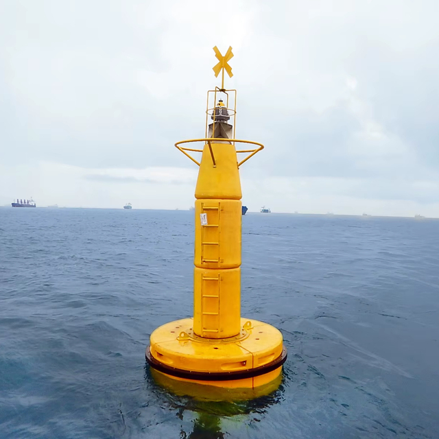 Polyethylene Navigation Buoy - Highly Durable Navigation Buoy for Long-term Channel Marking Buoy