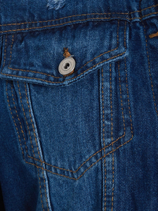 Chaqueta Vaquera de Invierno para Mujer, Nueva Colección 2026, Alta Calidad, Estilo Desgastado, Manga Larga, Ligera, Exterior de Algodón Transpirable, Estampada - Product Image 6