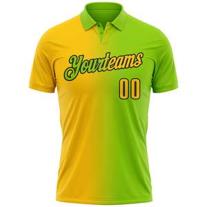 Polo Athlétique Personnalisé de Qualité Supérieure avec Nom et Numéro d'Équipe, T-shirt en Polyester Anti-Transpiration, Fournisseur OEM ODM - Product Image 1