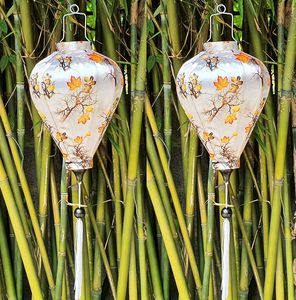 Vietnamese Bamboo Lantern Hanging Asian Flower Style Waterproof Biodegradable Garden Wedding Graduation Sushi Bar Decoration - Product Image 5