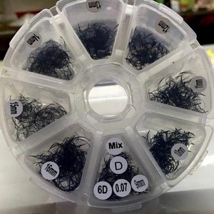 High Quality 5D-10D Premade Volume Lashes Loose Fans Cashmere Matte Black <b>Mixed</b> Length Vietnam Wholesale Custom Logo <b>Box</b> - Product Image 5