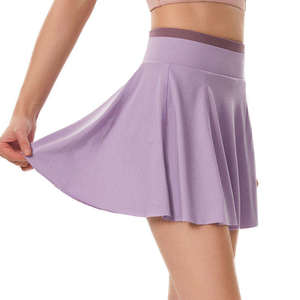2026 Luxury Breathable Active Wear for Women Custom Logo Tennis Dress Short <b>Skirt</b> Strapless Spandex/Cotton OEM - Product Image 5