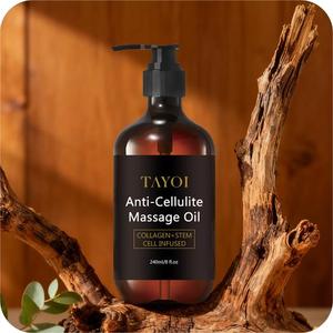 人気スパ若返り肌自然植物減量マッサージオイルしっかりしたスリミング抗セルライトマッサージオイル - Product Image 2