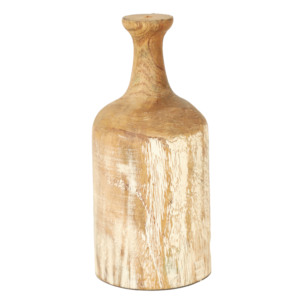 Wooden Flower <b>Vase</b> M - Handcrafted Home Decor | Aqdus Saleem - Product Image 1