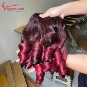 Extensions de cheveux bouclés rebondissants 100% vietnamiens toutes couleurs, les plus vendues, haute qualité, prix de gros - Product Image 4