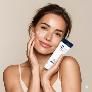 Crema Facial Rejuvenecedora con Péptidos PDRN y Ceramida para una Hidratación Profunda y Reparación de la Barrera Cutánea en Caja - Product Image 1