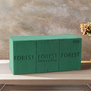 Mousse florale humide pour fleurs fraîches ou plantes artificielles, adaptée aux tiges souples ou moyennes, pour la décoration d'événements sur mousse florale. - Product Image 1