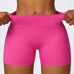 Trendy High Waist Biker <b>Shorts</b> For Women Stretch Fabric Fitness <b>Shorts</b> Ideal For Gym Workout Running Yoga - Product Image 6